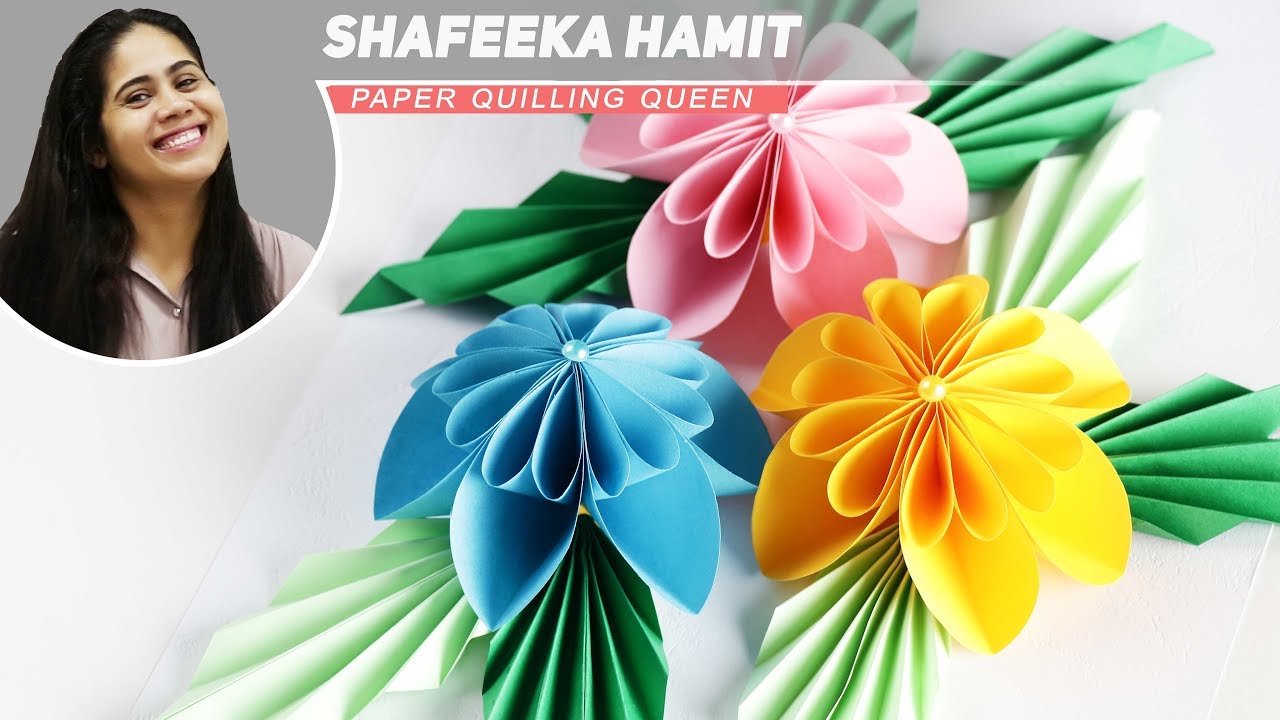 Blumen aus Papier/Notizzettel. DIY