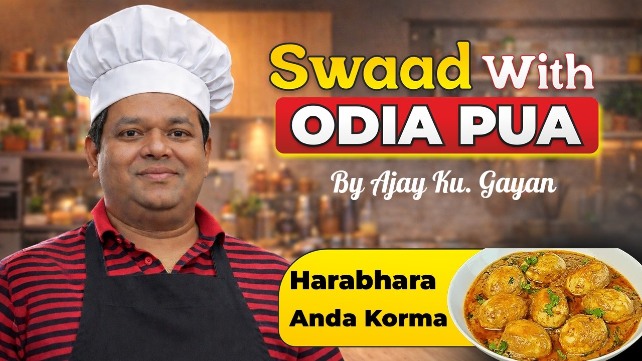 Harabhara Anda Korma Recipe | Creamy Green Egg Curry