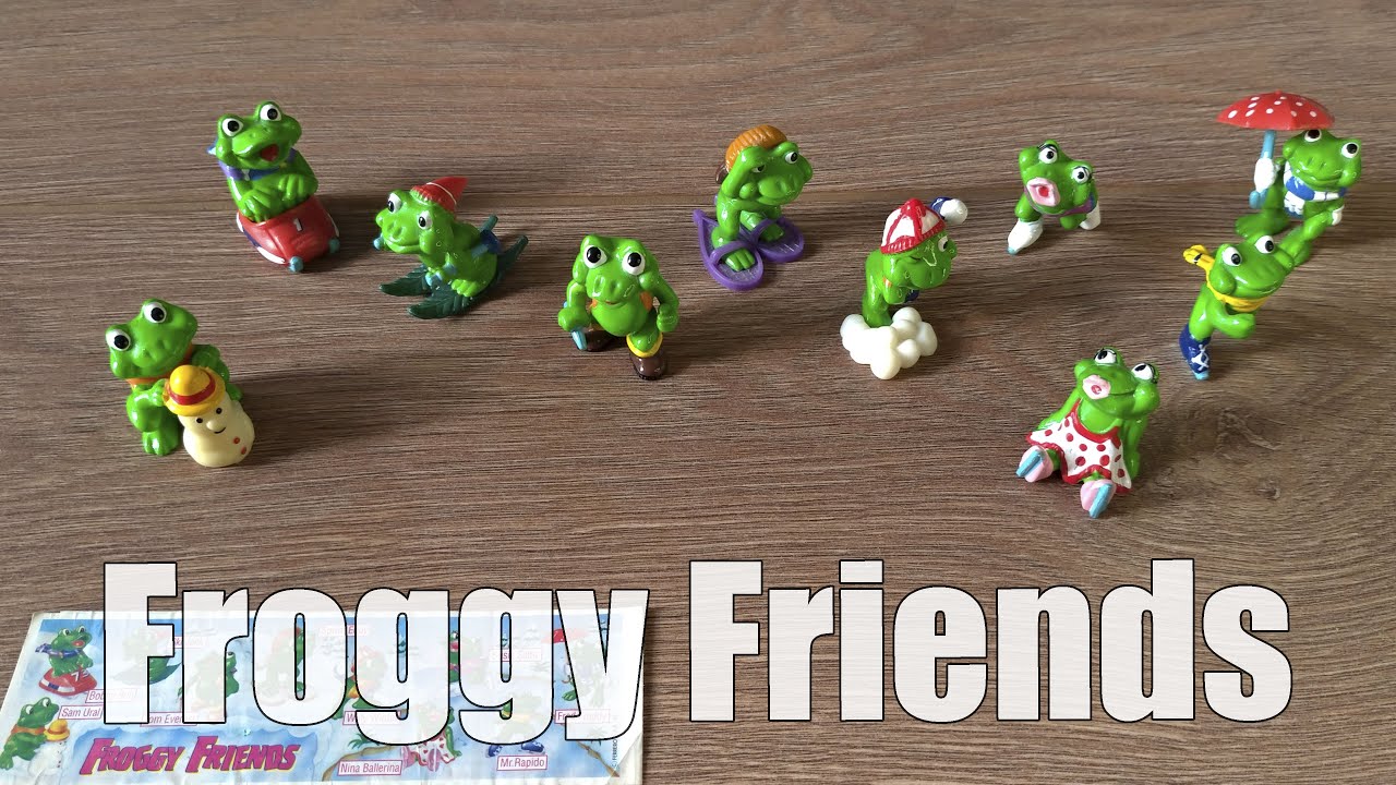 Froggy Friends - лягушки веселятся в снегу (Киндеры из 90-х)