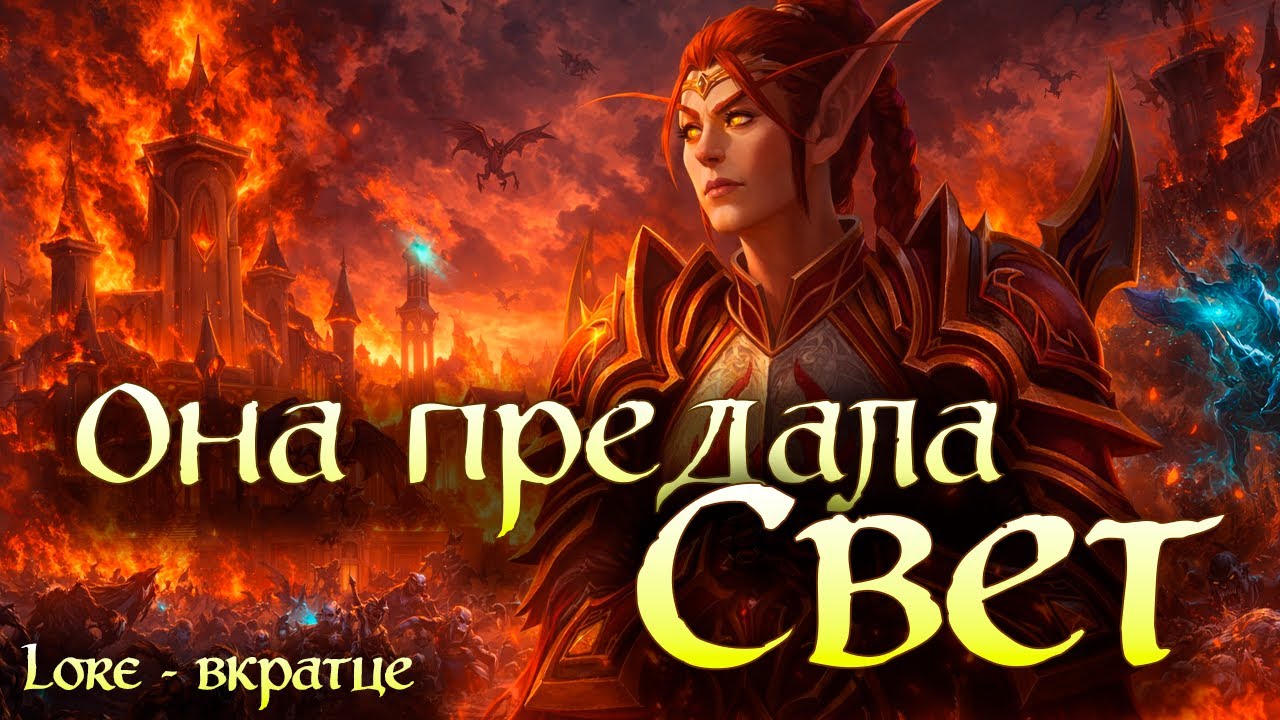 ЛИАДРИН - РЫЦАРЬ КРОВИ | ЛОР - ВКРАТЦЕ... | Lady Liadrin | Warcraft’s Traitor to the Light