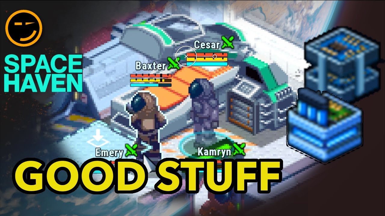 Space Haven: How To Get Techblocks and Energyblocks Early Game, Tutorial / Guide / Ep 8 Let's Play