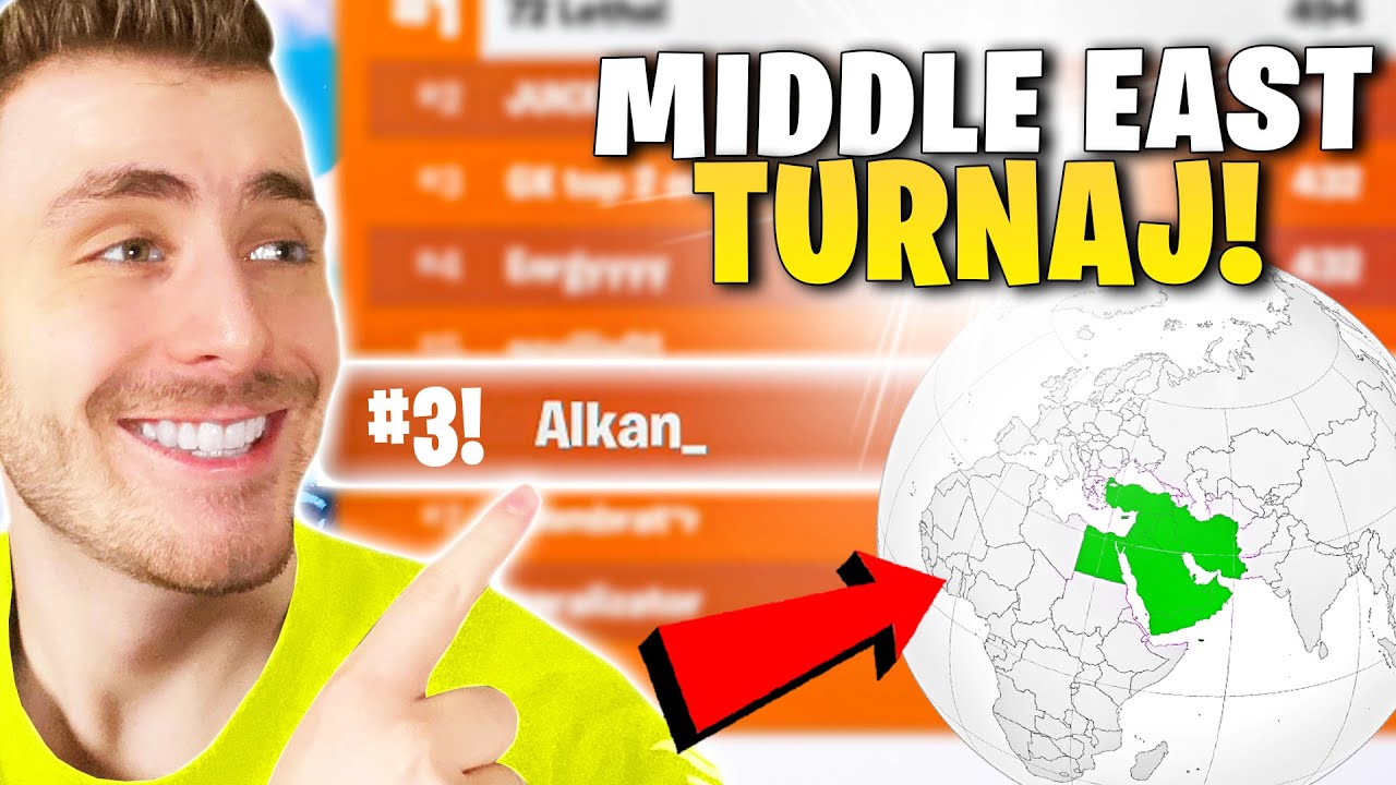 50% WINRATE NA MIDDLE EAST TURNAJI VE FORTNITE!!