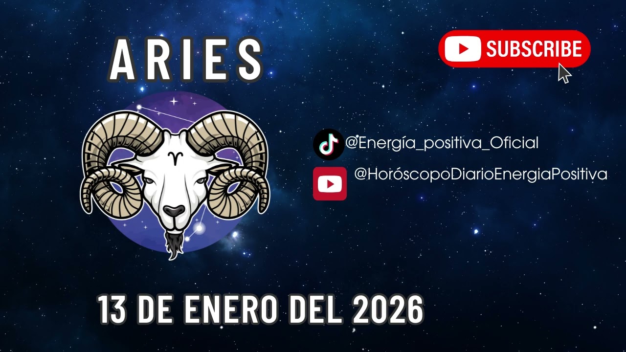 Horóscopo Diario - Aries - 13 de Enero del 2026.