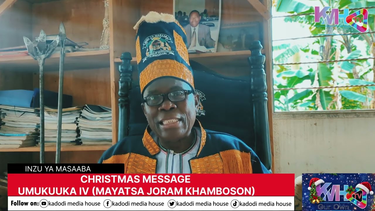 CHRISTMAS MESSAGE FROM UMUKUUKA IV MAYATSA JORAM KHAMBOSON 