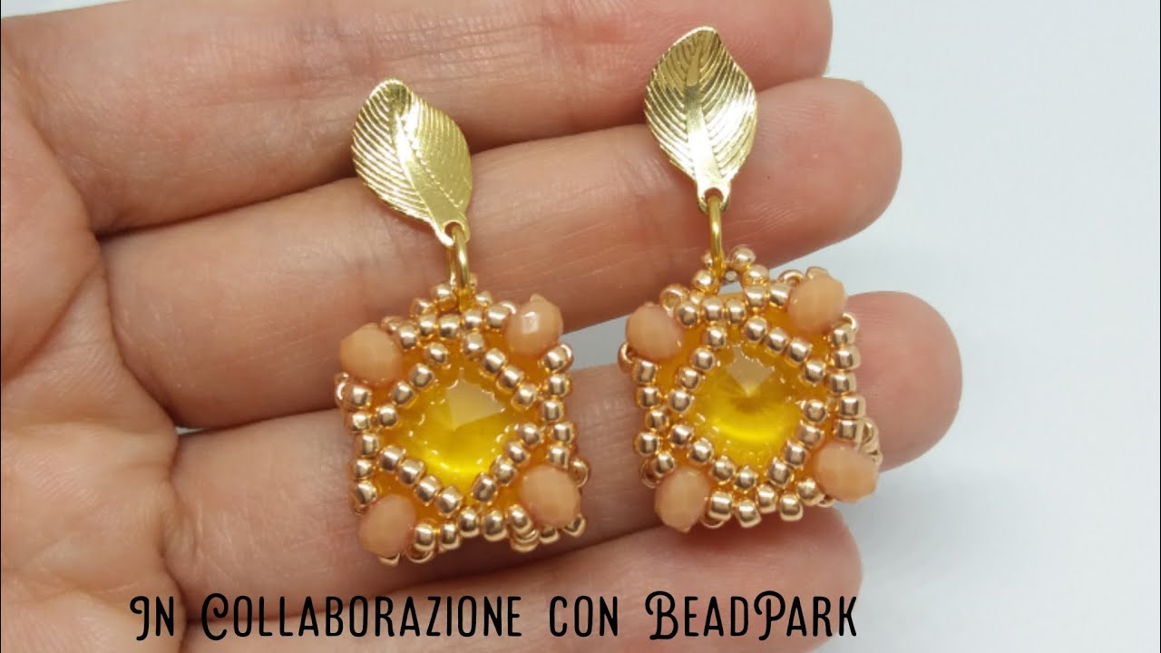 DIY- Video Tecnica In Collaborazione Con BeadPark - Incastonatura Rivoli 14 mm in 5 minuti #beads