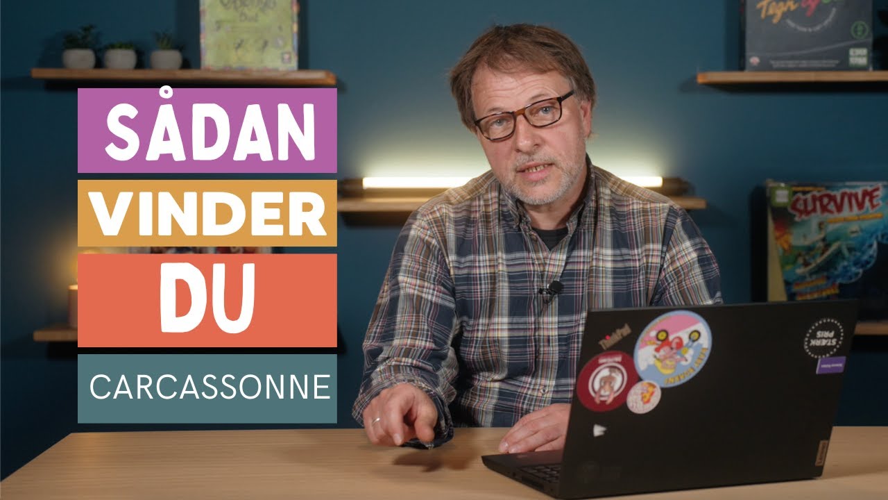 S&aring;dan vinder du CARCASSONNE | Br&aelig;tspil