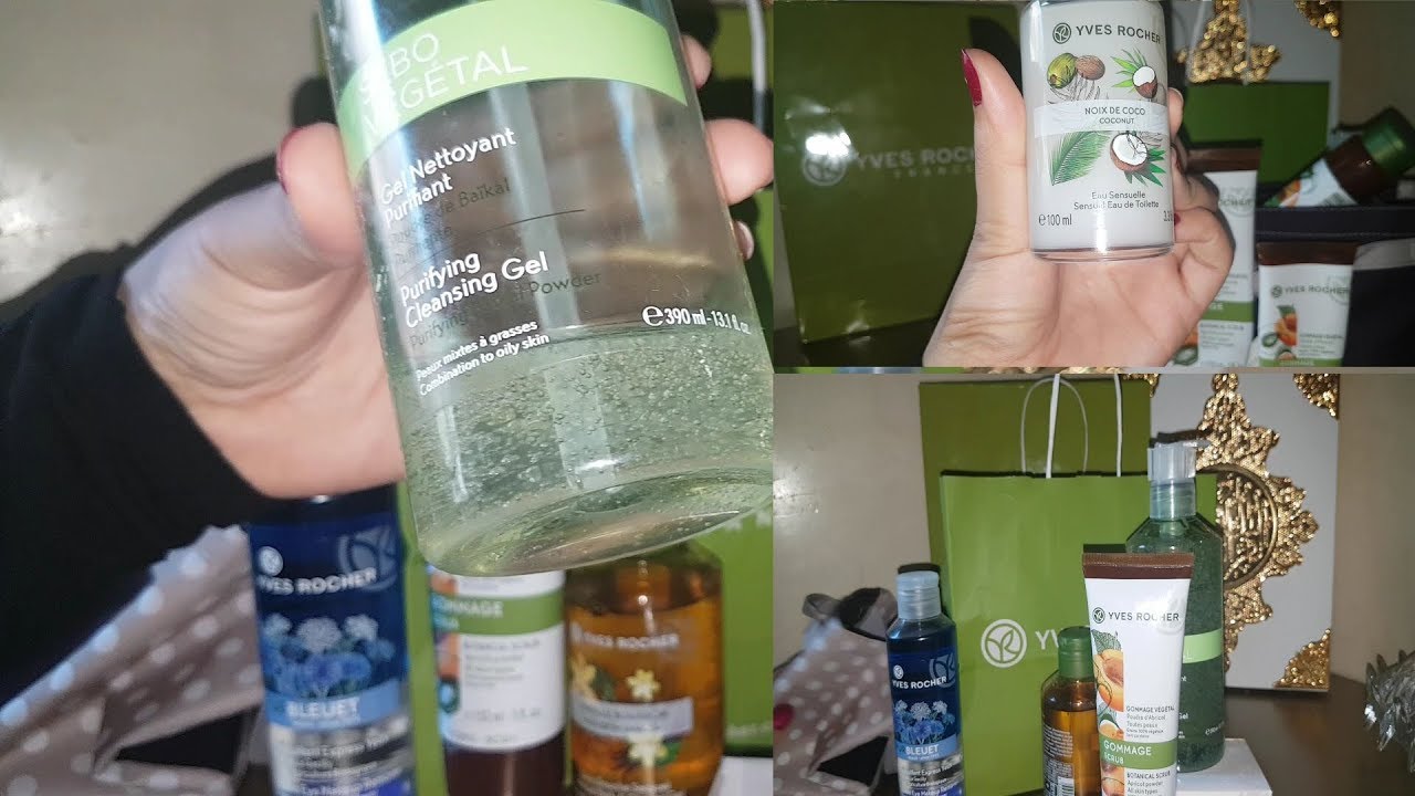 مشترياتي من yves rocher /منتوجاتي المفضلة/الهدايا التي حصلت عليها😍😍
