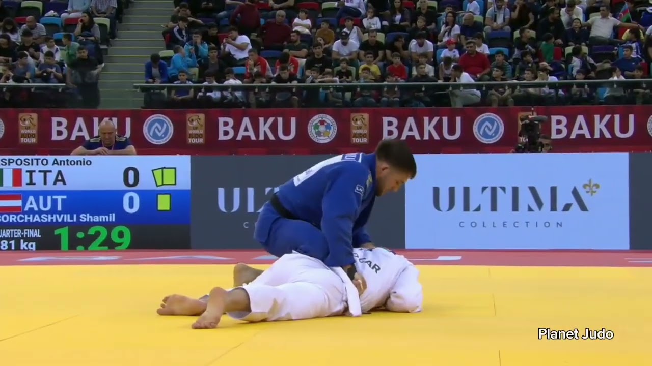 Antonio ESPOSITO 🇮🇹 🆚️ Shamil BORCHASHVILI 🇦🇹 | четвертьфинал /-81кг | Большой Шлем Баку 2023