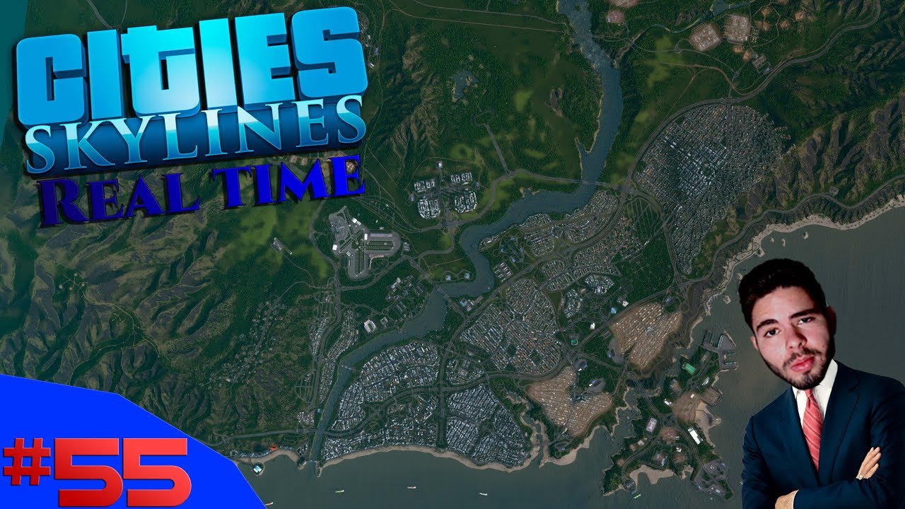 GRANDE TSUNAMI FINAL DE DELTA DE FRANCRATOS!!! - Cities Skylines Real Time #55 - (Gameplay/PC/PT-BR)
