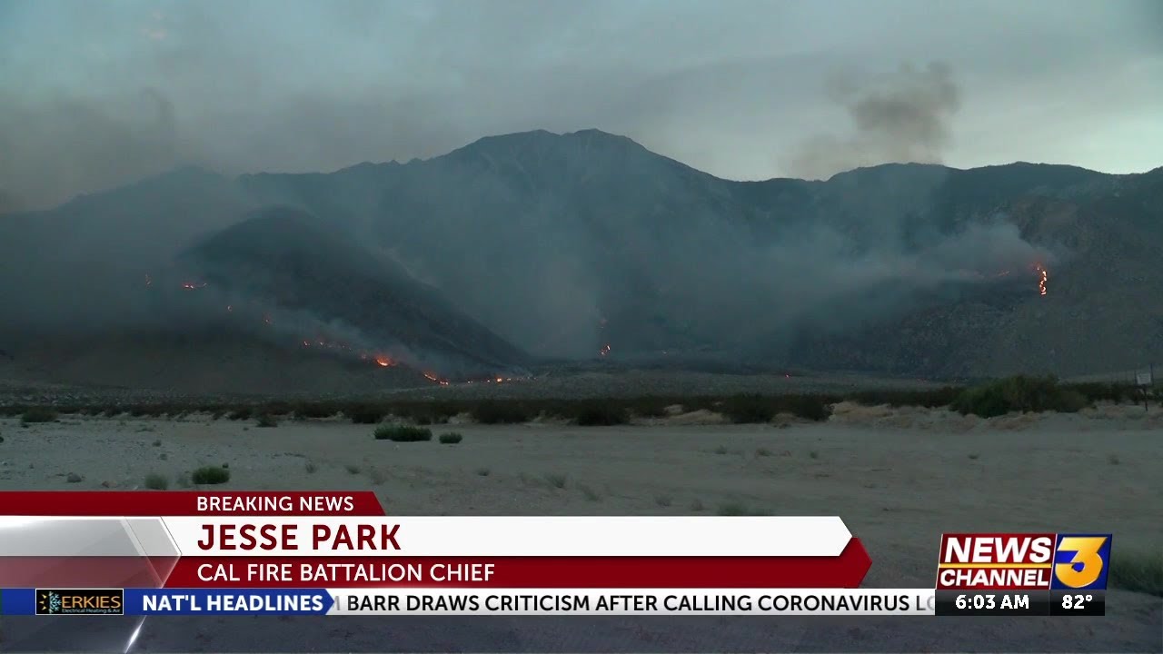 1200 acre Palms Springs fire