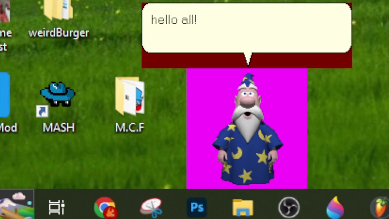 How to use MASH! (bonzi buddy characters)