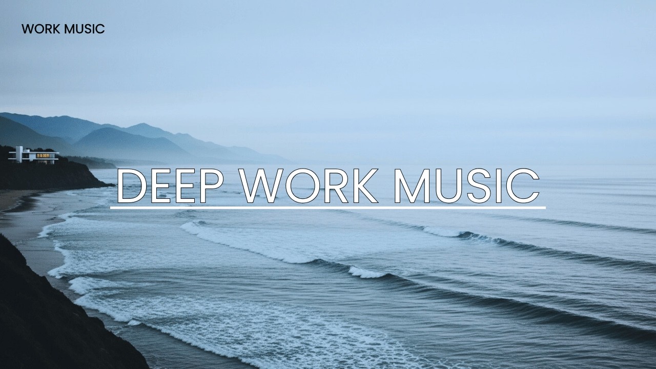 Deep Focus Study Beats ❄️ Mountain & Ocean Wave Ambience
