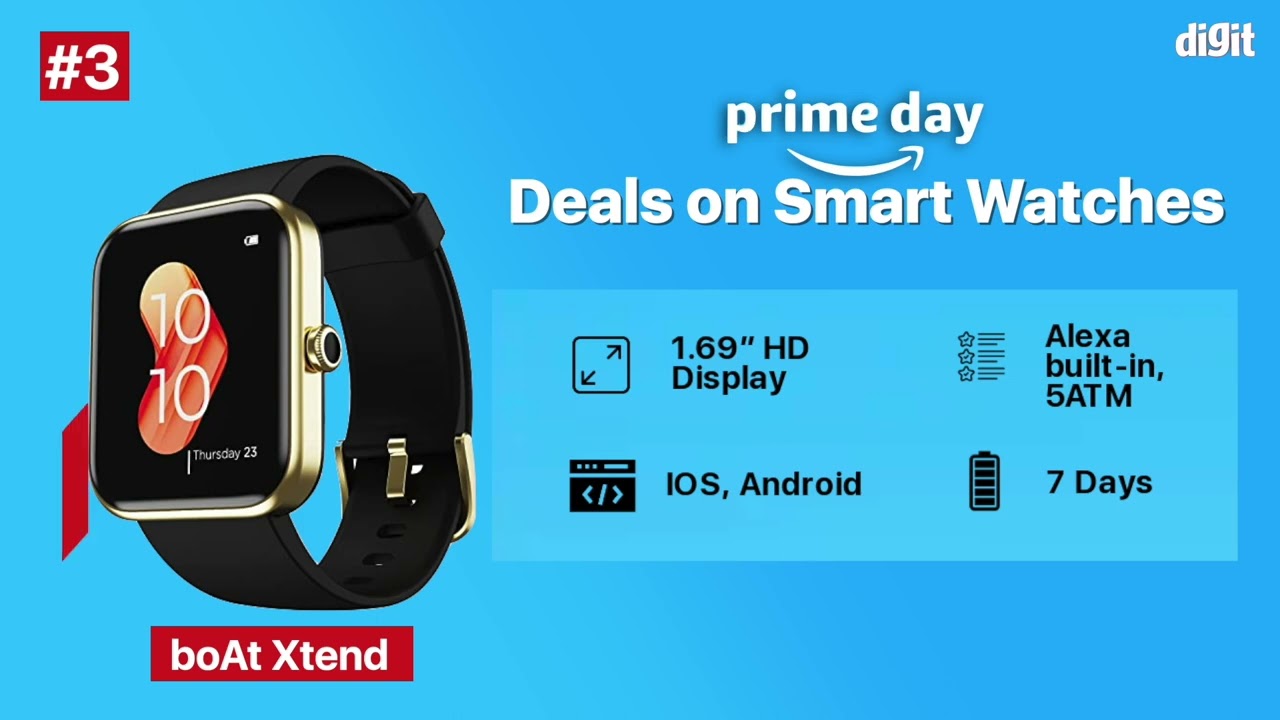 Amazon Prime Day Sale 2022: What are the Best Deals on Smart watch Price?