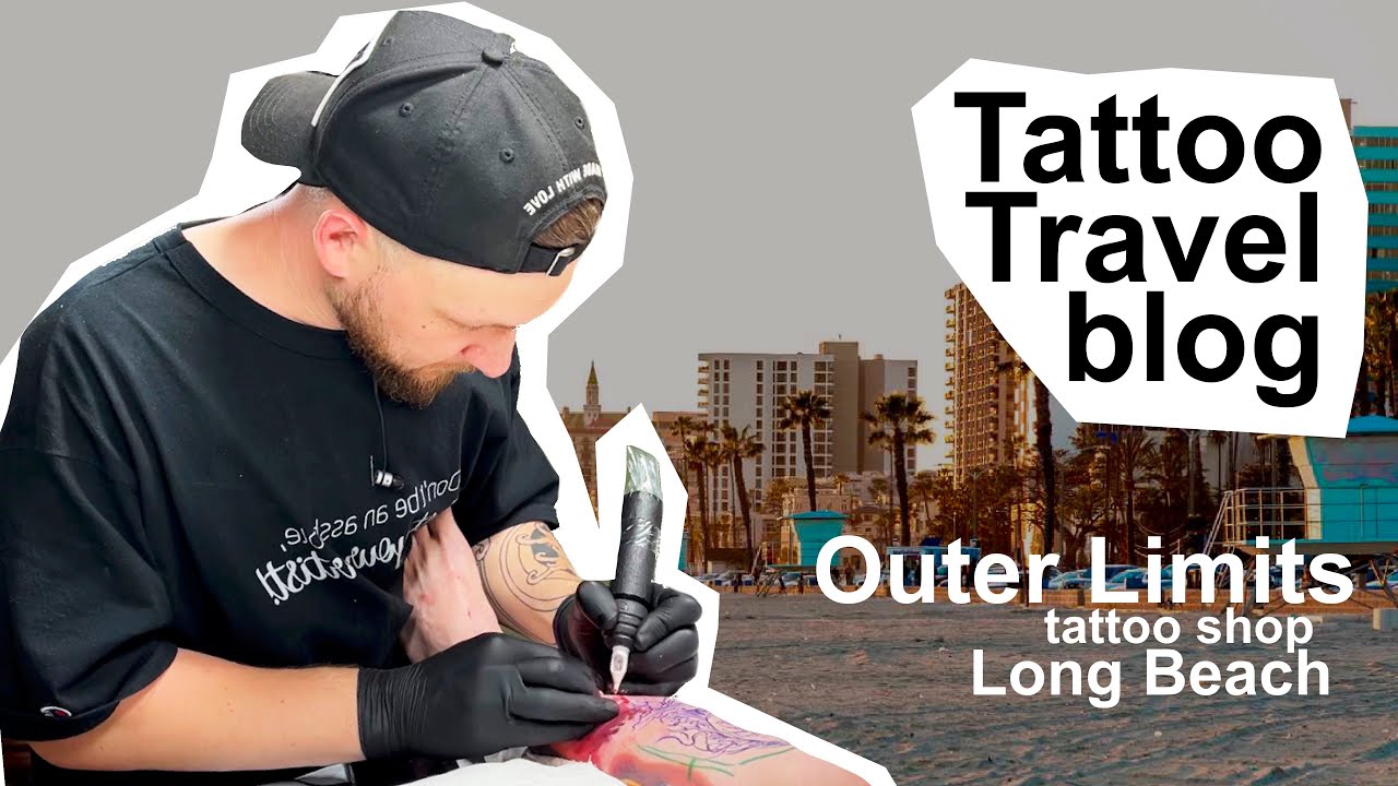 Levgen tattoo travel blog - very 1st episode, OuterLimits tattoo shop on Long Beach.