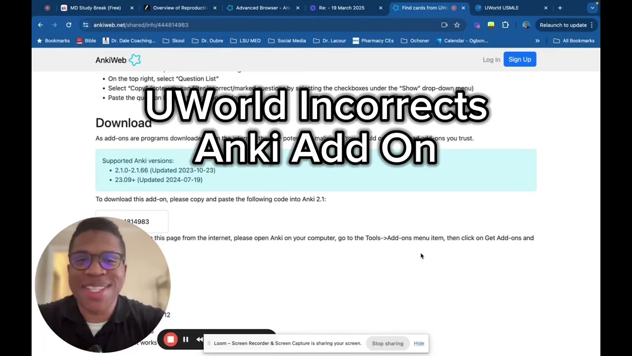 How To Add UWorld Incorrect&rsquo;s To Your Anki Decks (Very Easy)