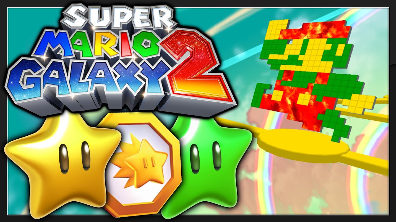 Super Mario Galaxy 2 - Pixel-Mario-Galaxie ALLE STERNE / KOMETENMÜNZE