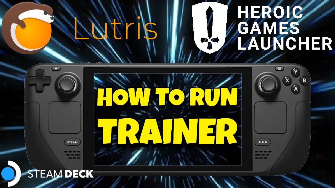 Running Trainers with Lutris / Heroic Games Launcher Steam Deck #steamdeck #lutris #gamecheats