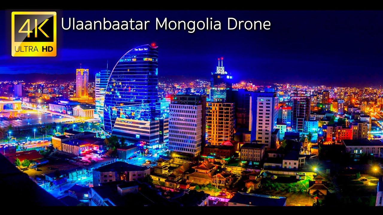 Ulaanbaatar, Mongolia - 4K Drone Video