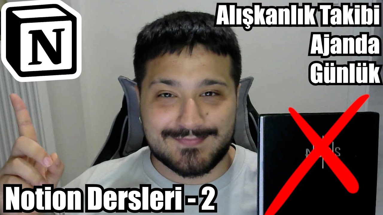 NOTİON'DA ALIŞKANLIK TAKİBİ, AJANDA, GÜNLÜK YAPIMI ve TABLOLAR - NOTİON DERSLERİ #2