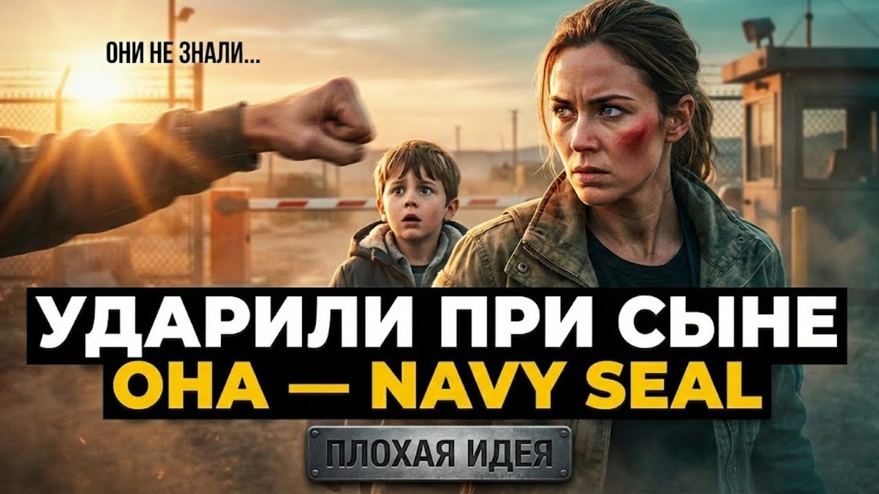 Они ударили ее на глазах у сына — а потом поняли, что его мать была морским котиком