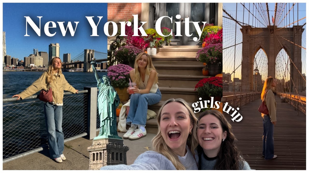 HERBST in NEW YORK 🍁🌇 Girls Trip, Central Park, Sonnenaufgang auf der Brooklyn Bridge, Soho