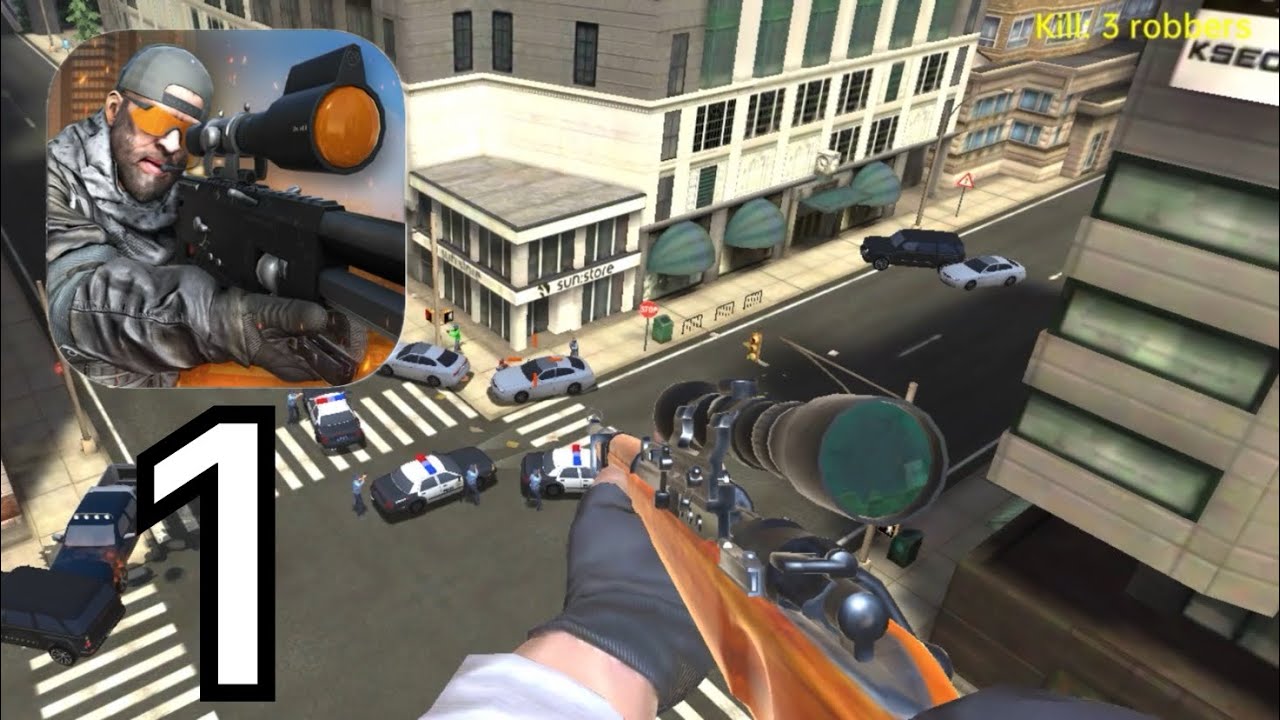Sniper Hero 3D : Gameplay Walkthrough Part 1 (IOS,Android)