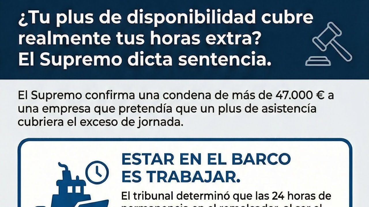 🚢 ¡NUEVO ÉXITO JUDICIAL EN MATERIA DE HORAS EXTRAS Y TIEMPO DE PRESENCIA! ⚖️