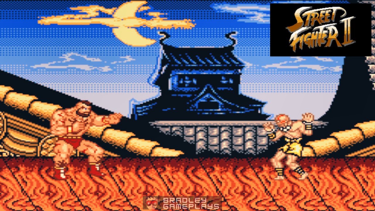 Street Fighters 2 NES - Zangief VS Dhalsim in Japan #streetfighter