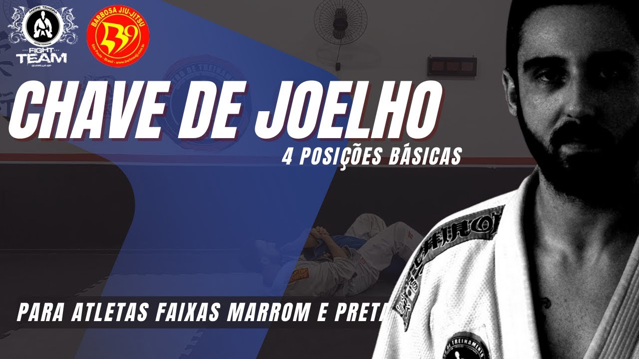 4 POSIÇÕES DE CHAVE DE JOELHO (LEG LOCK) BÁSICAS [FAIXAS MARROM E PRETA]
