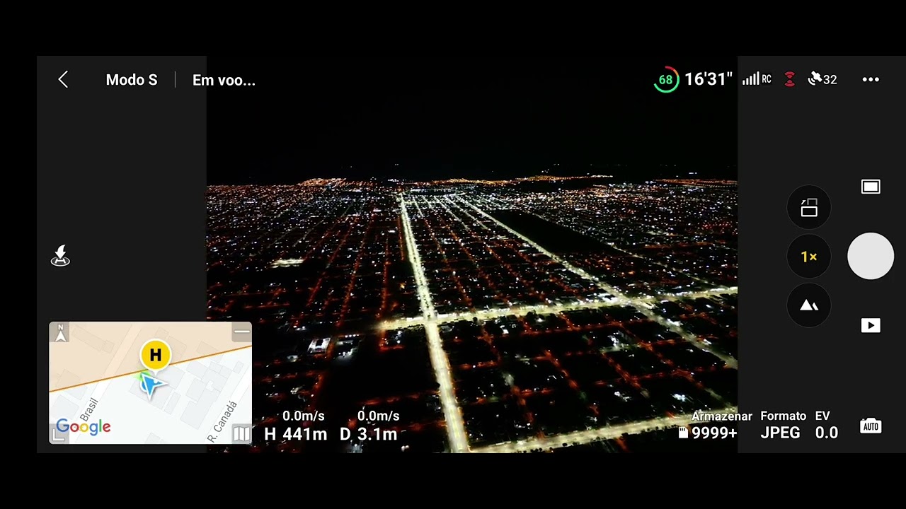 dji mini 3 pro, teste de altura