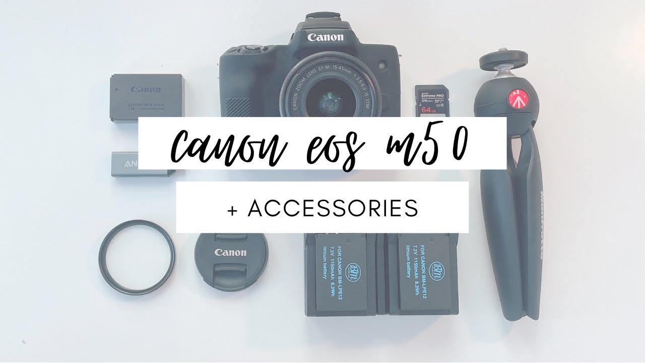 [unboxing + chill with me] Canon EOS M50 📸 + accessories