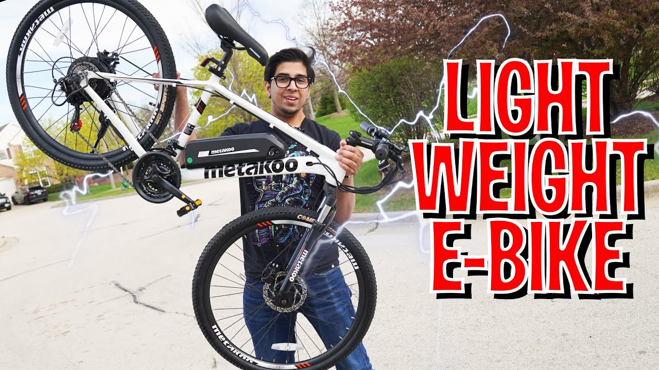 Lightest E-Bike Yet! - $799 CyberTrack 100