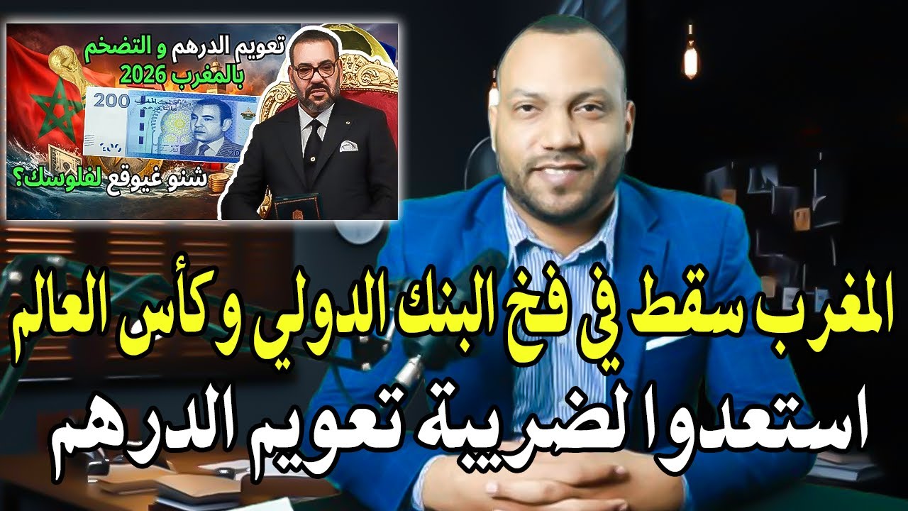 خبير اقتصادي : المغرب سقط في فخ الديون البنك الدولي استعدوا لضريبة تعويم الدرهم المغربي! اموالك فخطر