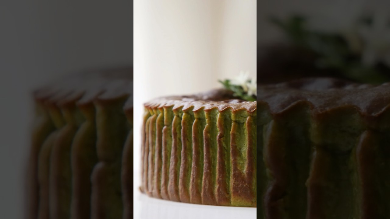 How to Make Matcha Basque Cheesecake | Café-Quality at Home 