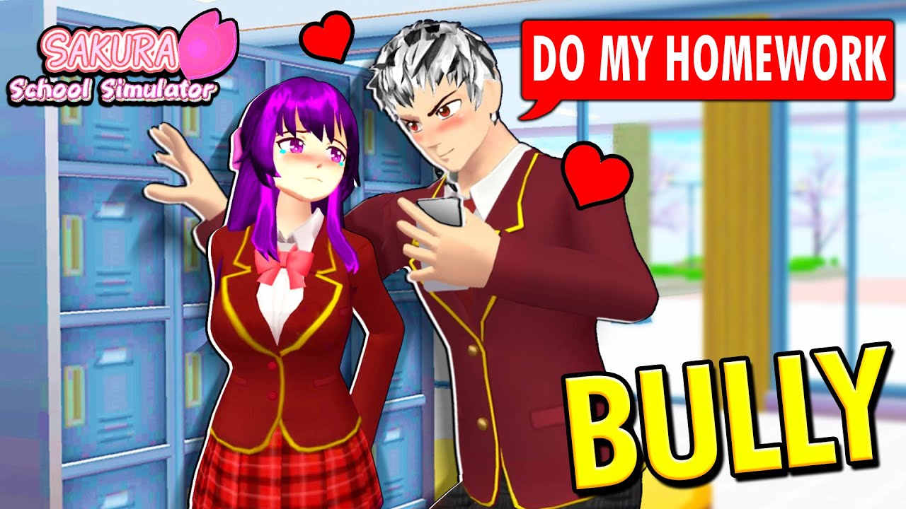 My BULLY Fell In Love With ME!! (SAKURA School Simulator Movie)