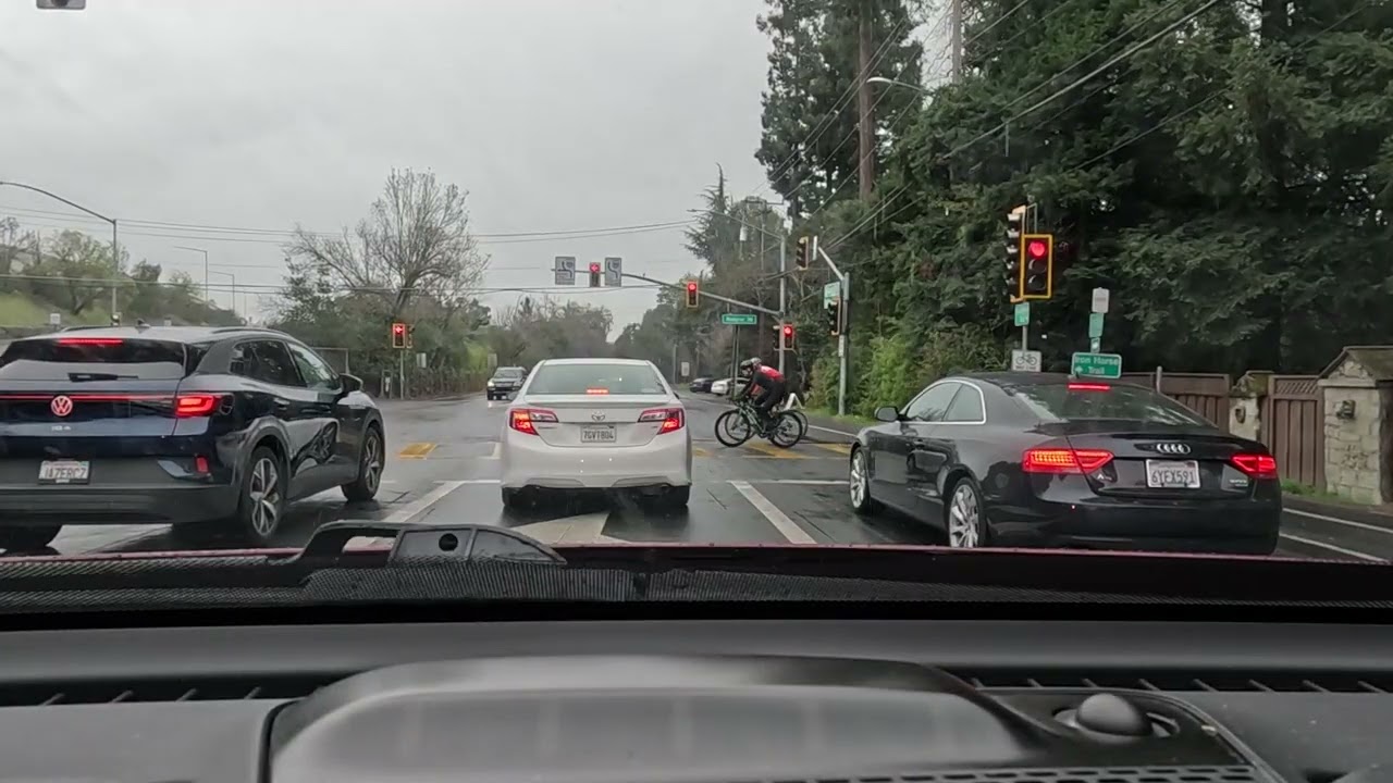 (15/02/2026) Driving From Orinda Back to Danville on a Cloudy/Rainy Sunday (1080p60fps)