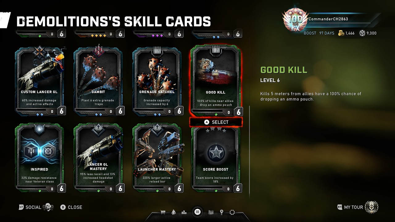 [Gears 5 - Horde] Operation 8 - Card setups and explanations for each class by CommanderCH