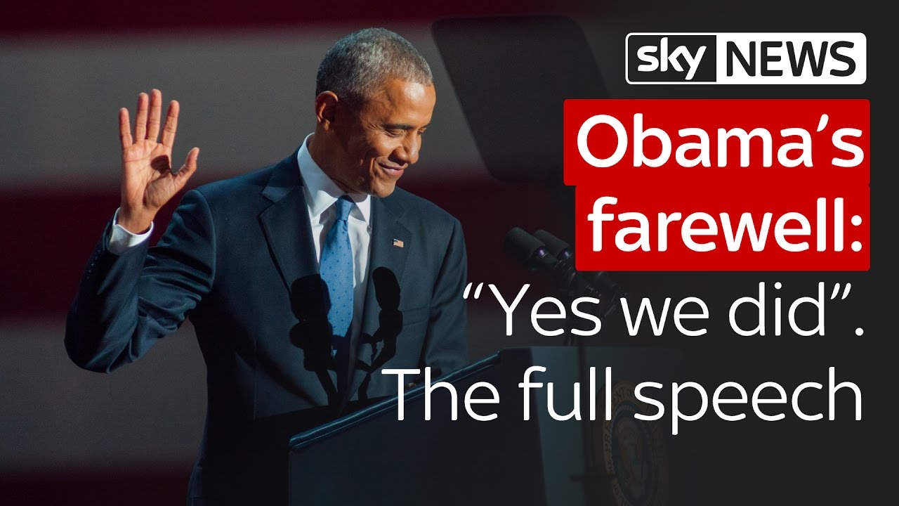 Barack Obama's farewell: 