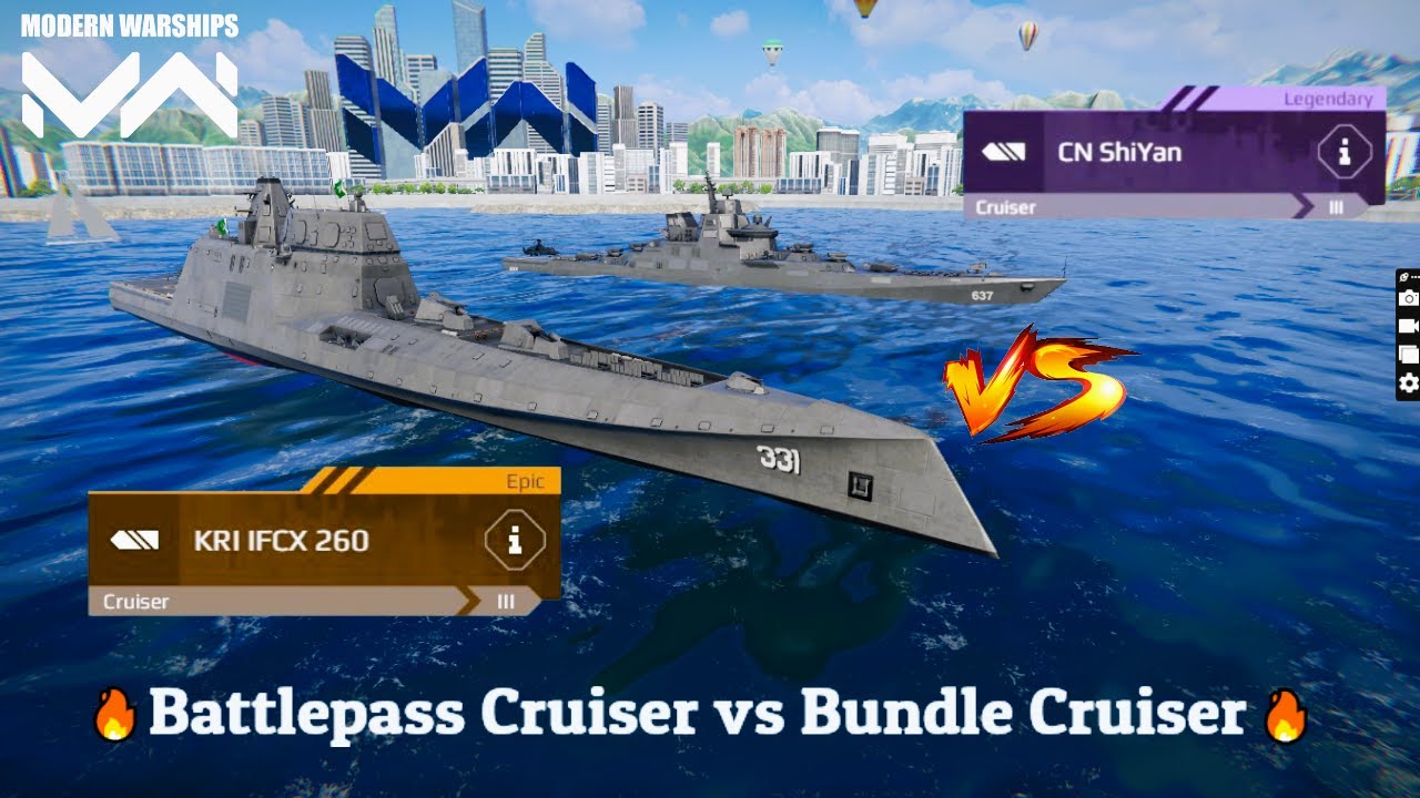 KRI IFCX 160 vs CN ShiYan 🔥 | The Battle Between Epic & Legendary Cruiser | Modern Warships