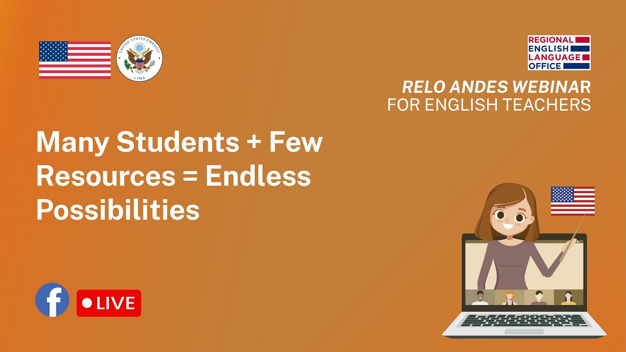 RELO Andes Webinars for English Teachers