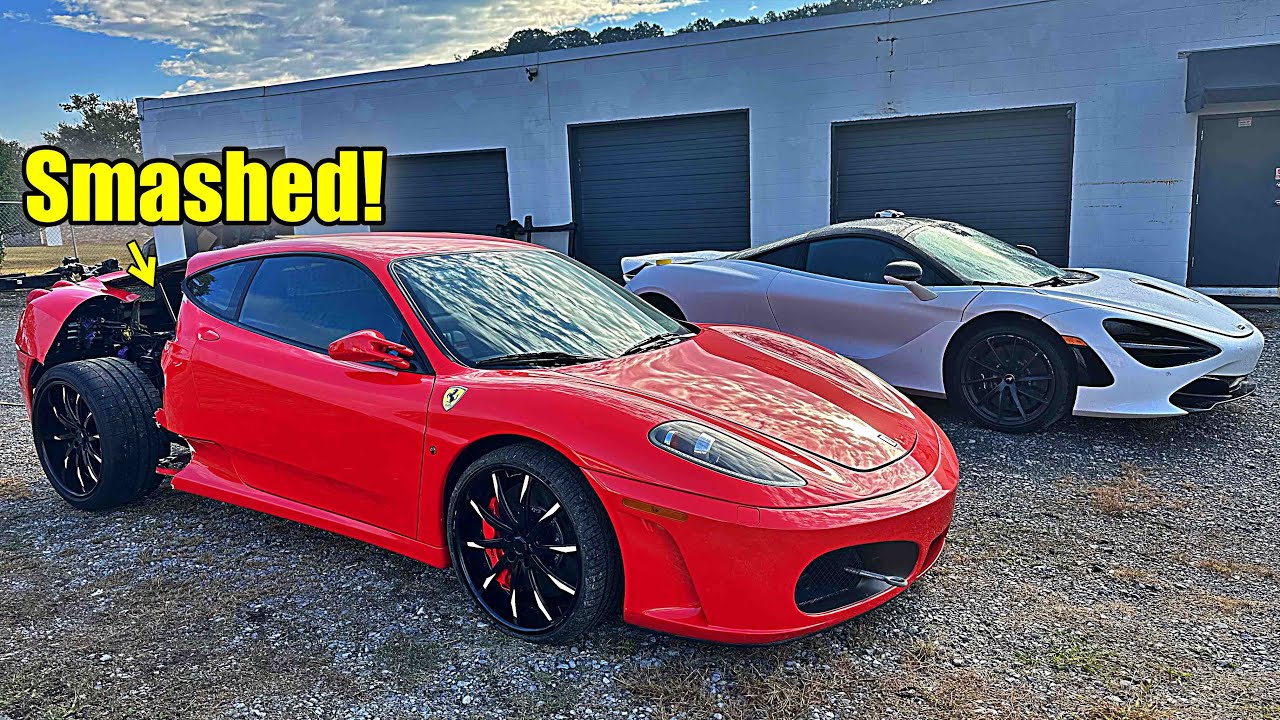 Восстановление разбитого Ferrari f430!