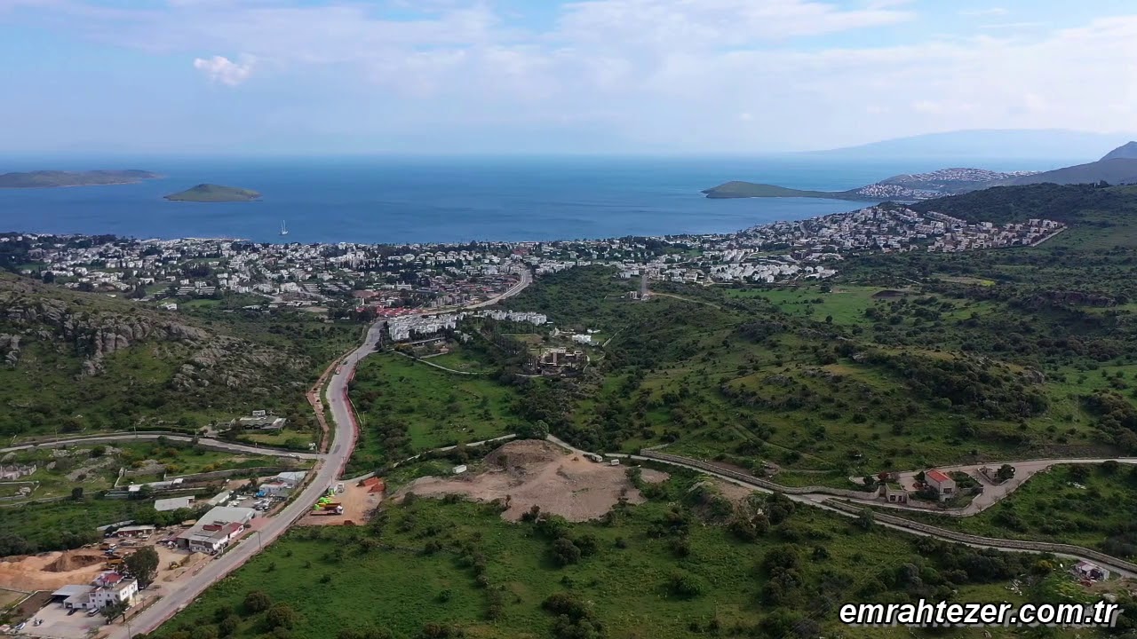 Ortakent Yahşi Yolu Bodrum Drone Hava Çekimi DJI Mavic 2 Pro