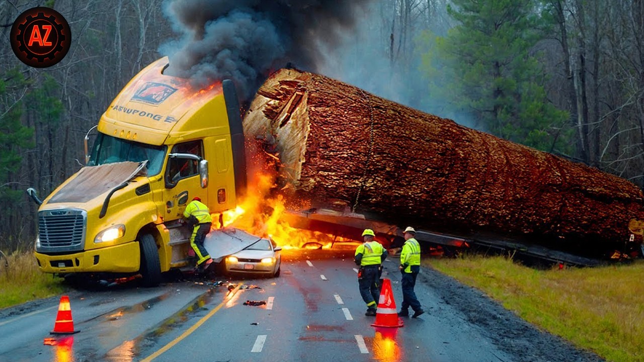 Dangerous Idiots Fastest Truck: Heavy Equipment Fails | Extreme Oversized Truck Transport #2