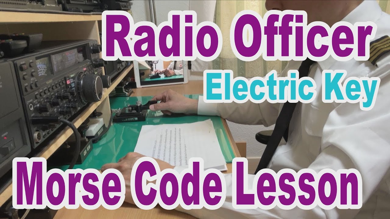 CW practice ! Japan's Radio Officer test lesson！High Speed  Morse Code !  Posting every Mon & Thu !
