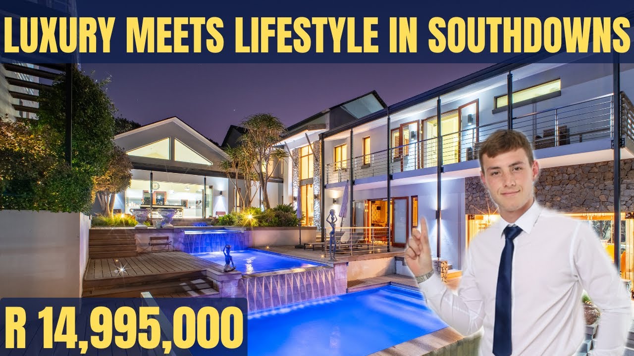 R14,995,000 Modern Masterpiece | Southdowns Estate | Pools, Cinema, Wine Cellar