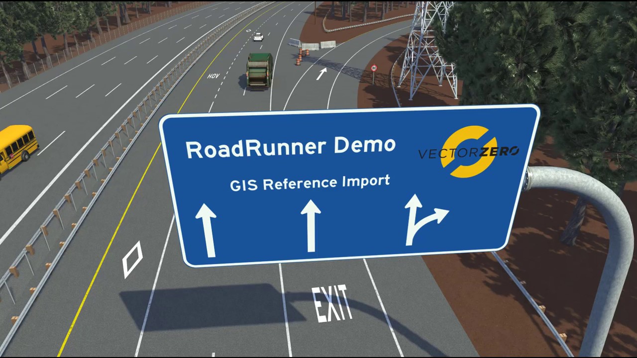 VectorZero RoadRunner GIS Import