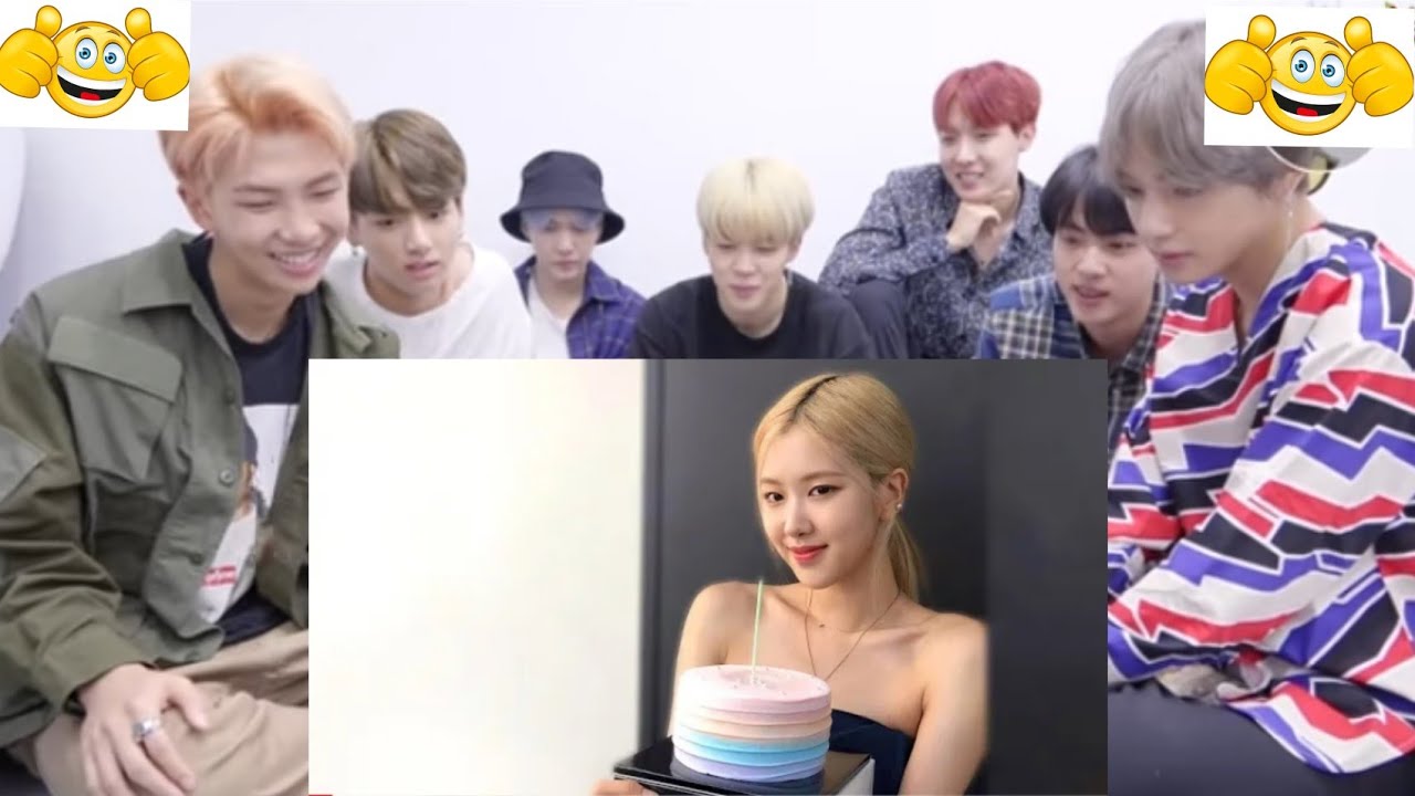 BTS Reaction to Rosé Being Funny 2022💕🌹
