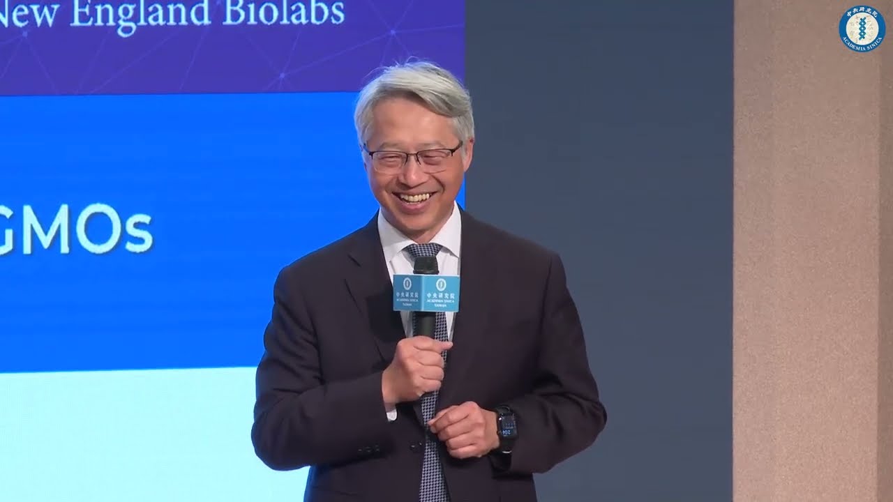 Medicine Nobel Laureate Dr. Sir Richard Roberts on February 5, 2026, at Academia Sinica