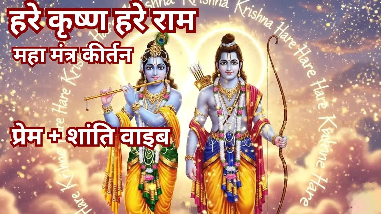 Hare Krishna Hare Krishna | हरे कृष्ण महामंत्र | Most Powerful Krishna Mantra for Peace & Happiness