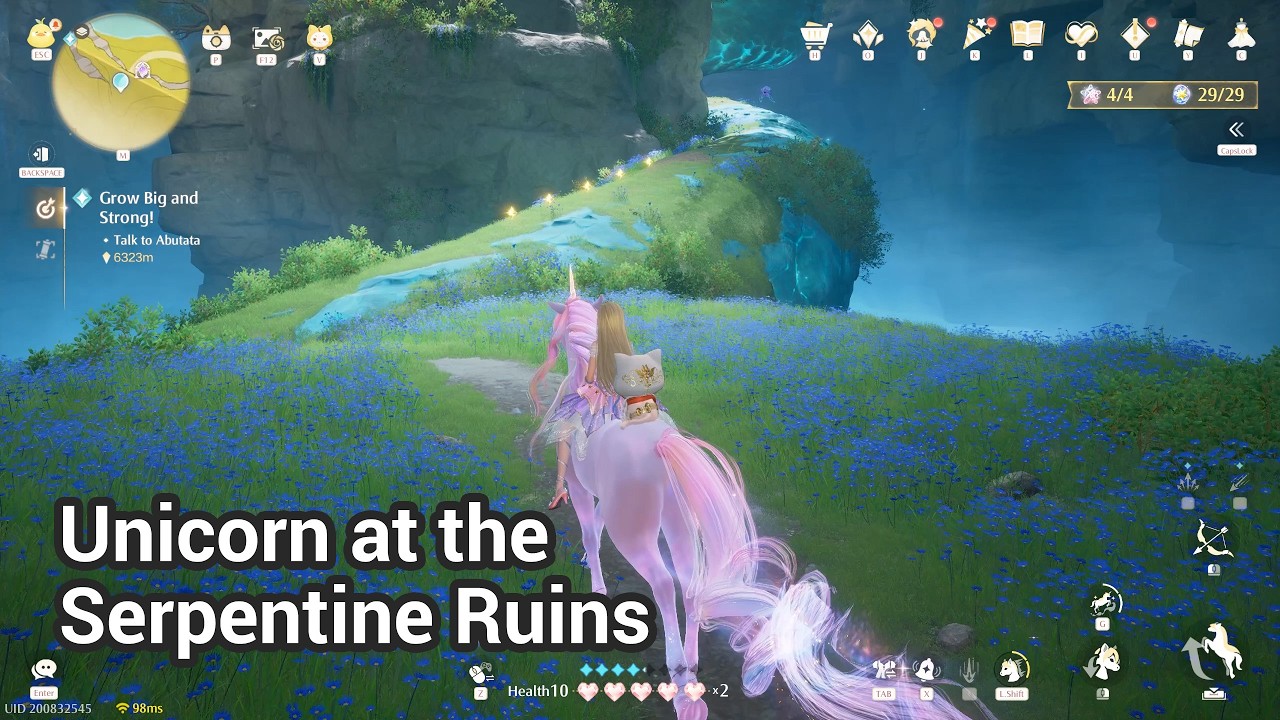 Infinity Nikki 2.3: Unicorn at the Serpentine Ruins